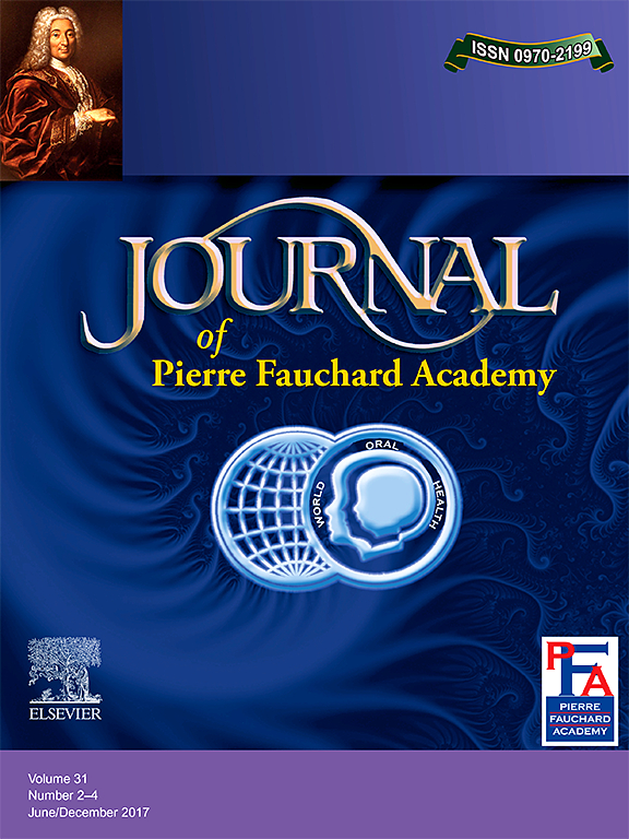 Go to journal home page - Journal of Pierre Fauchard Academy (India Section)